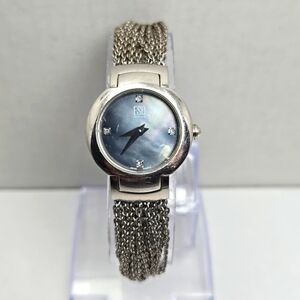 ESQ By Movado Swiss Watch New Battery Womens Quartz Stainless Steel Analog 23mm